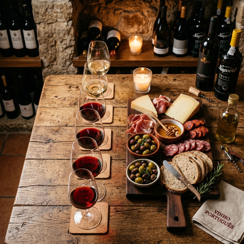 Wine tasting with cheese and charcuterie